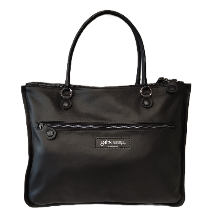 GABS BORSA UFFICIO G10 DUO L NERO - immagine 3